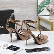 Versace Brown Medusa 95 Patent Heeled 10.5CM - 4