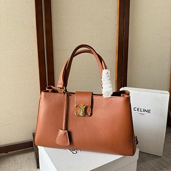 Celine Appoline Brown Bag 114963 Size 37x22x16cm