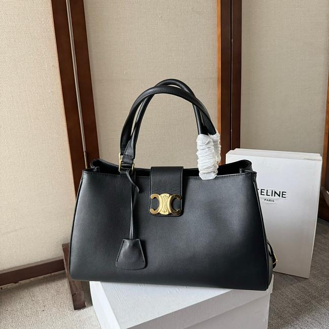 Celine Appoline Black Bag 114963 Size 37x22x16cm - 1