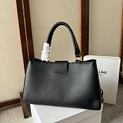 Celine Appoline Black Bag 114963 Size 37x22x16cm - 5