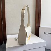 Celine White Bag Terence In Patent Size 20x5x11CM - 5