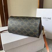 Celine Boston Canvas Grey 197582 Size 20x14x10cm - 3