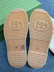 Gucci Angelina Platform Sandals High Heel Beige Brown - 4