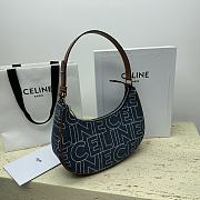 Celine Bag in Textile Allover Logo Print Natural Denim 24x17x9CM - 2
