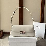 Celine Lola Baguette White Bag Size 28x12×5cm - 6
