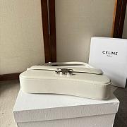 Celine Lola Baguette White Bag Size 28x12×5cm - 5