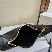 Celine Lulu In Supple Grained Calfskin Black Size 21x24x5cm - 3