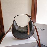 Celine Lulu In Supple Grained Calfskin Pattern Size 21x24x5cm - 3