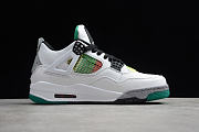 Air Jordan 4 Retro Lucid Green Rasta AQ9129-100 - 2