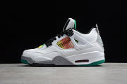 Air Jordan 4 Retro Lucid Green Rasta AQ9129-100 - 3