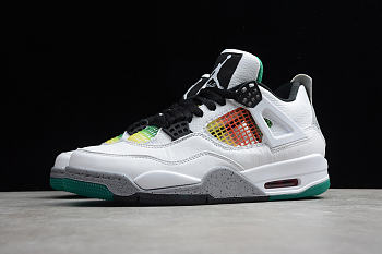 Air Jordan 4 Retro Lucid Green Rasta AQ9129-100