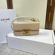 Celine Begie Triomphe Leather Belt Size 20x11x4cm - 3