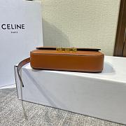 Celine Brown Triomphe Leather Belt Size 20x11x4cm - 6