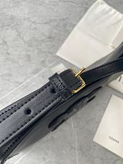 Celine Tabou Smooth Leather Black 22x16x7CM - 3