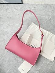 Celine Tabou Smooth Leather Pink 22x16x7CM - 5