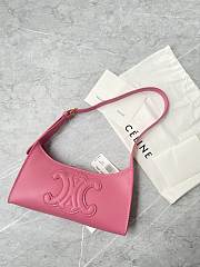 Celine Tabou Smooth Leather Pink 22x16x7CM - 3