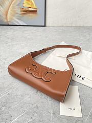 Celine Tabou Smooth Leather Brown 22x16x7CM - 5
