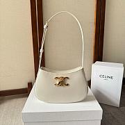 Celine Tilly Bag in Shiny Calfskin Rice Size 22x13x4cm - 6