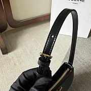 Celine Tilly Bag in Shiny Calfskin Black Size 22x13x4cm - 5