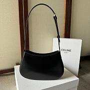 Celine Tilly Bag in Shiny Calfskin Black Size 22x13x4cm - 2