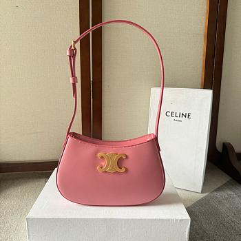 Celine Tilly Bag in Shiny Calfskin Pink Size 22x13x4cm