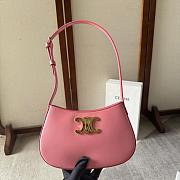 Celine Tilly Bag in Shiny Calfskin Pink Size 22x13x4cm - 2