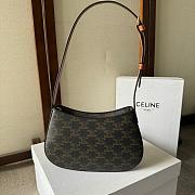 Celine Tilly Bag in Shiny Calfskin Size 22x13x4cm - 4