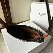 Celine Tilly Bag in Shiny Calfskin Size 22x13x4cm - 6