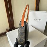 Celine Tilly Bag in Shiny Calfskin Size 22x13x4cm - 5