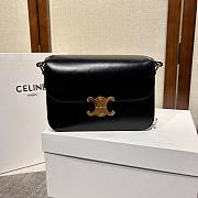 Celine Triomphe Black Bag Size 22x16x7cm - 1