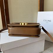 Celine Triomphe Brown Bag Size 22x16x7cm - 3