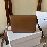 Celine Triomphe Brown Bag Size 22x16x7cm - 2