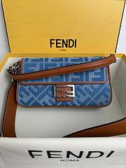Fendi Super Premium Denim Blue Crossbody Bag 26x13x6CM - 2