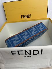 Fendi Super Premium Denim Blue Crossbody Bag 26x13x6CM - 3