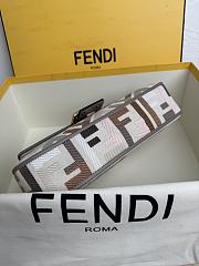 Fendi Super Premium Brown Crossbody Bag 26x13x6CM - 3