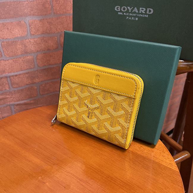 Goyard Matignon PM Yellow Wallet - 1