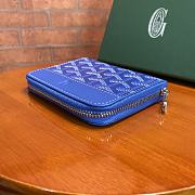 Goyard Matignon PM Yellow Wallet Blue - 6