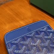 Goyard Matignon PM Yellow Wallet Blue - 2