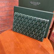 Goyard Richelieu Green Wallet Size 18x10CM - 2