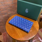 Goyard Richelieu Blue Wallet Size 18x10CM - 4