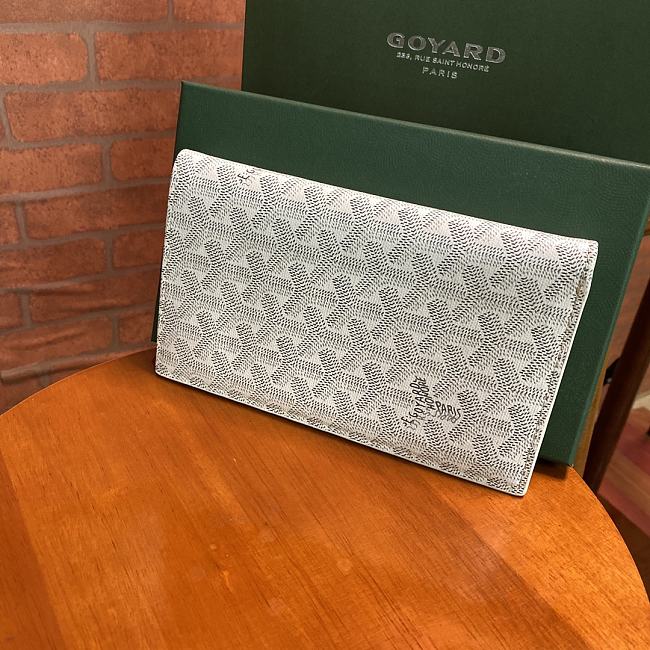 Goyard Richelieu White Wallet Size 18x10CM - 1