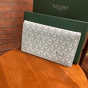 Goyard Richelieu White Wallet Size 18x10CM - 2