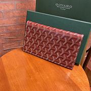 Goyard Richelieu Red Wallet Size 18x10CM - 1