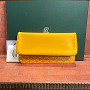 Goyard Sainte-Marie Clutch in Yellow Size 29CM - 5