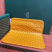 Goyard Sainte-Marie Clutch in Yellow Size 29CM - 3