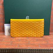 Goyard Sainte-Marie Clutch in Yellow Size 29CM - 2