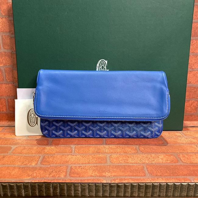 Goyard Sainte-Marie Clutch in Blue Size 29CM - 1