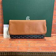 Goyard Sainte-Marie Clutch in Black Brown Size 29CM - 1