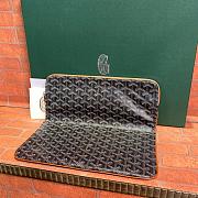 Goyard Sainte-Marie Clutch in Black Brown Size 29CM - 4