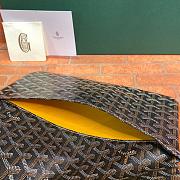 Goyard Sainte-Marie Clutch in Black Brown Size 29CM - 2